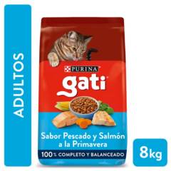 PURINA - Alimento seco para gato GATI® Adultos sabor Pescado 8kg