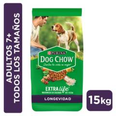 DOG CHOW - Alimento seco para perro DOG CHOW® Adultos 7+ Longevidad 15kg