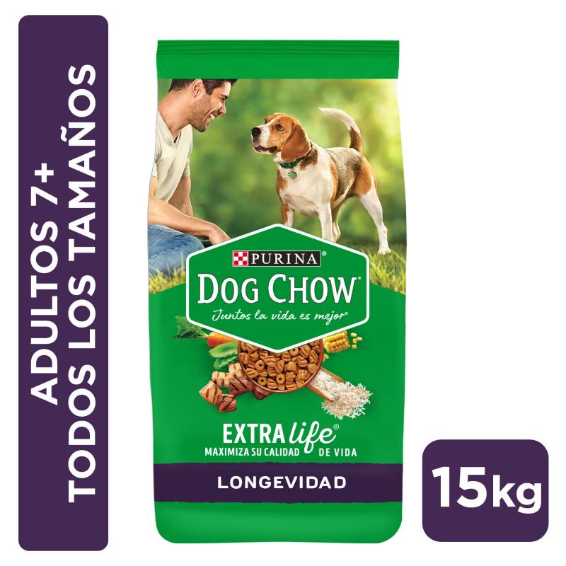 DOG CHOW - Alimento seco para perro DOG CHOW® Adultos 7 Longevidad 15kg
