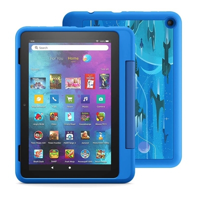Tablet Para Niños  Fire Hd 8 Kids Pro Con Protector Azul