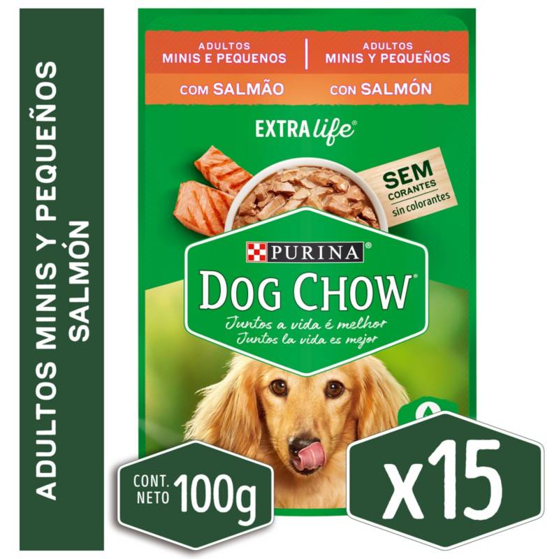 DOG CHOW - Alimento húmedo para perro DOG CHOW® Salmón 100g