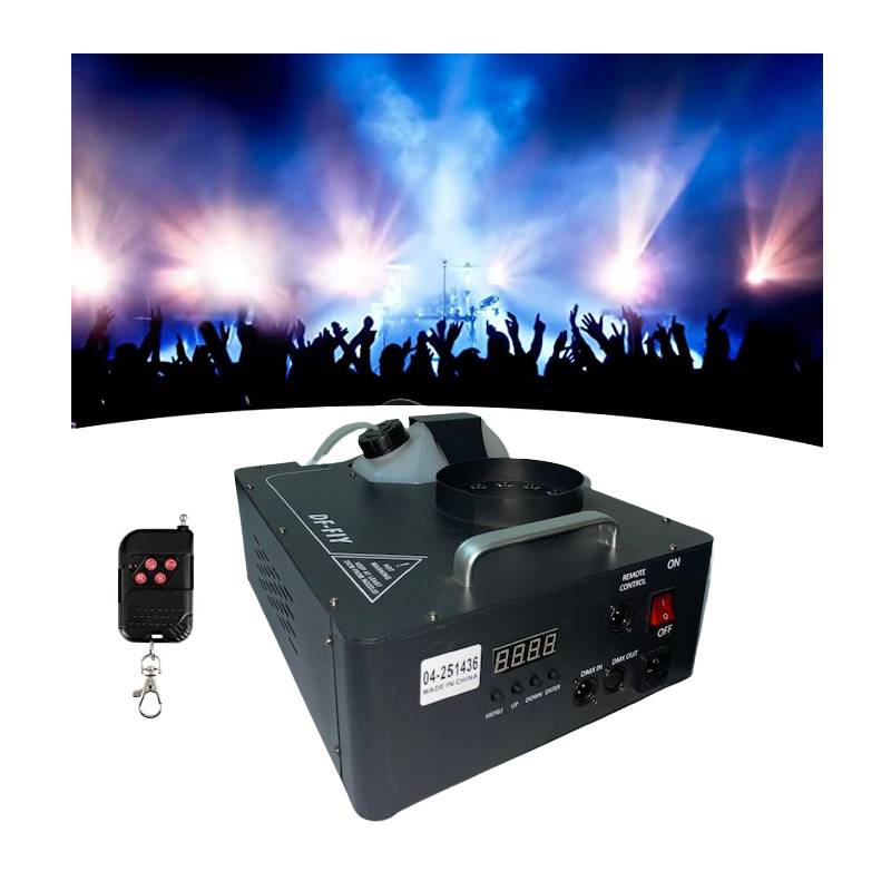 MAQUINA DE HUMO VERTICAL DMX LED 1500W 