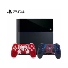 SONY - Sony playstation 4 ps4 1TB 2 controles spiderman reacondicionado