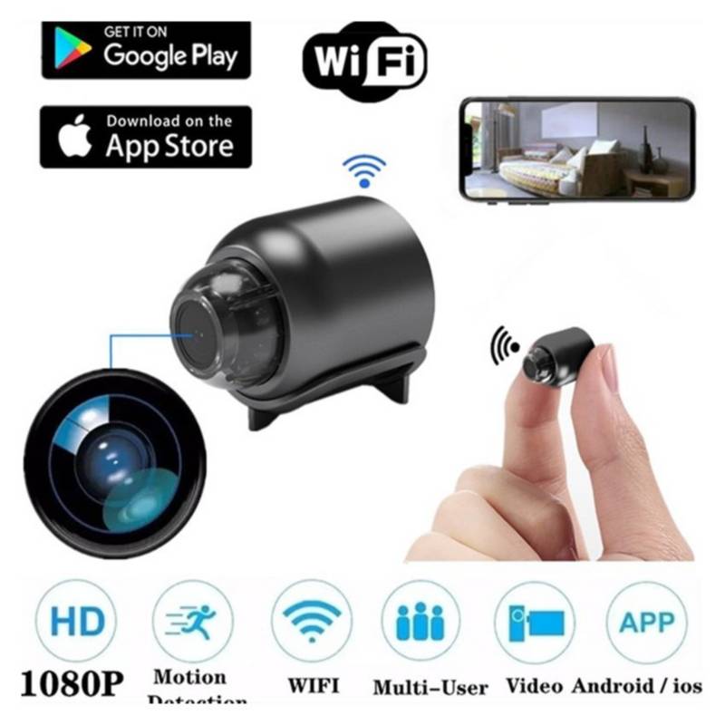 GENERICO Mini cámara inalámbrica wifi 1080p vigilancia visión nocturna  cámara