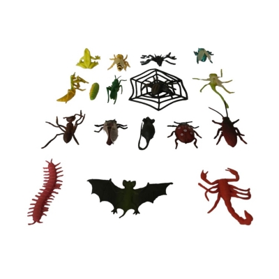 BIGBAMSPACE Juguetes Animales Insectos 17 Figuras S
