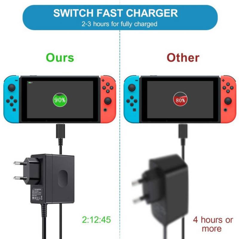  Cargador de interruptor para Nintendo Switch