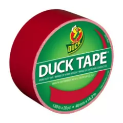 DUCK TAPE - Cinta adhesiva Duck 47mm x 18mts color rojo