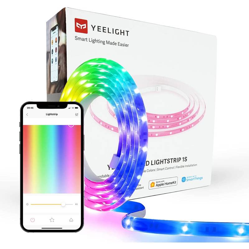XIAOMI Yeelight Cinta Tira LED 1S Color Apple Homekit Alexa Google Home