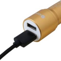 KLEE - Cargador Auto Dual USB  Cable USB Doble Micro