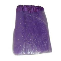 BIGBAMSPACE - Disfraz Tutú Colores Mágica Brillos Púrpura