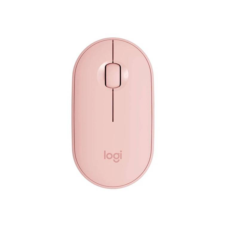 LOGITECH - Mouse Logitech Pebble M350 Bluetooth Rosado