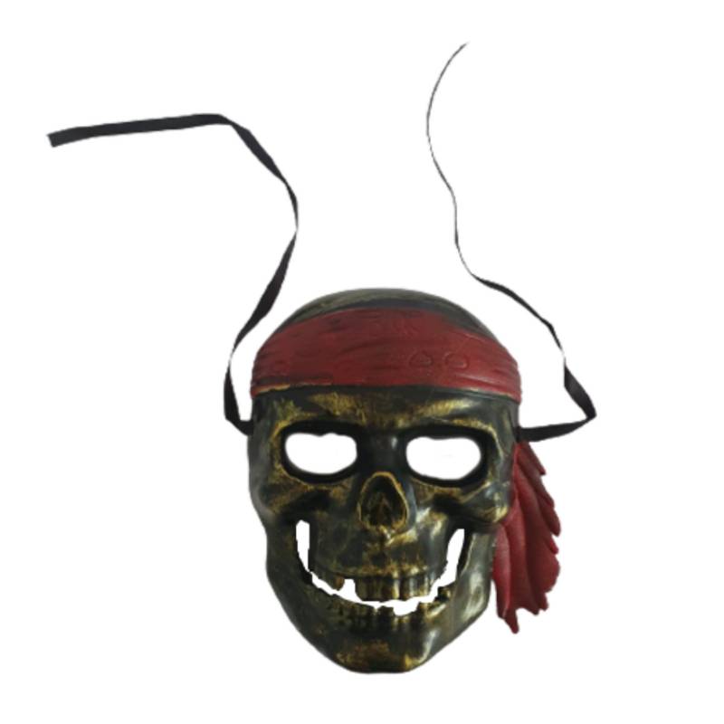 BIGBAMSPACE - Disfraz Pirata Mascara Dorada