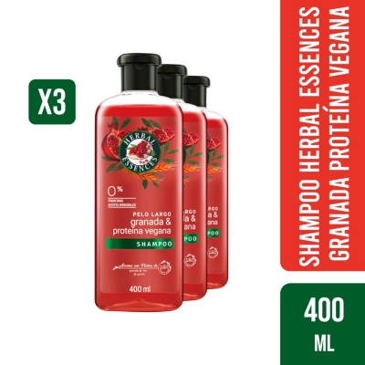 Comprar Acondicionador Herbal Essences Pelo Largo Granada & Proteína Vegana  400 ml