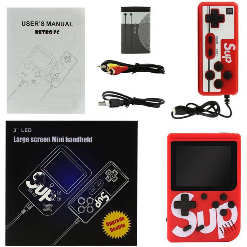 Manchuria vitalidad Sudán GENERICO Mini consola sup portatil retro 400 juegos con control remoto  Blanco | falabella.com