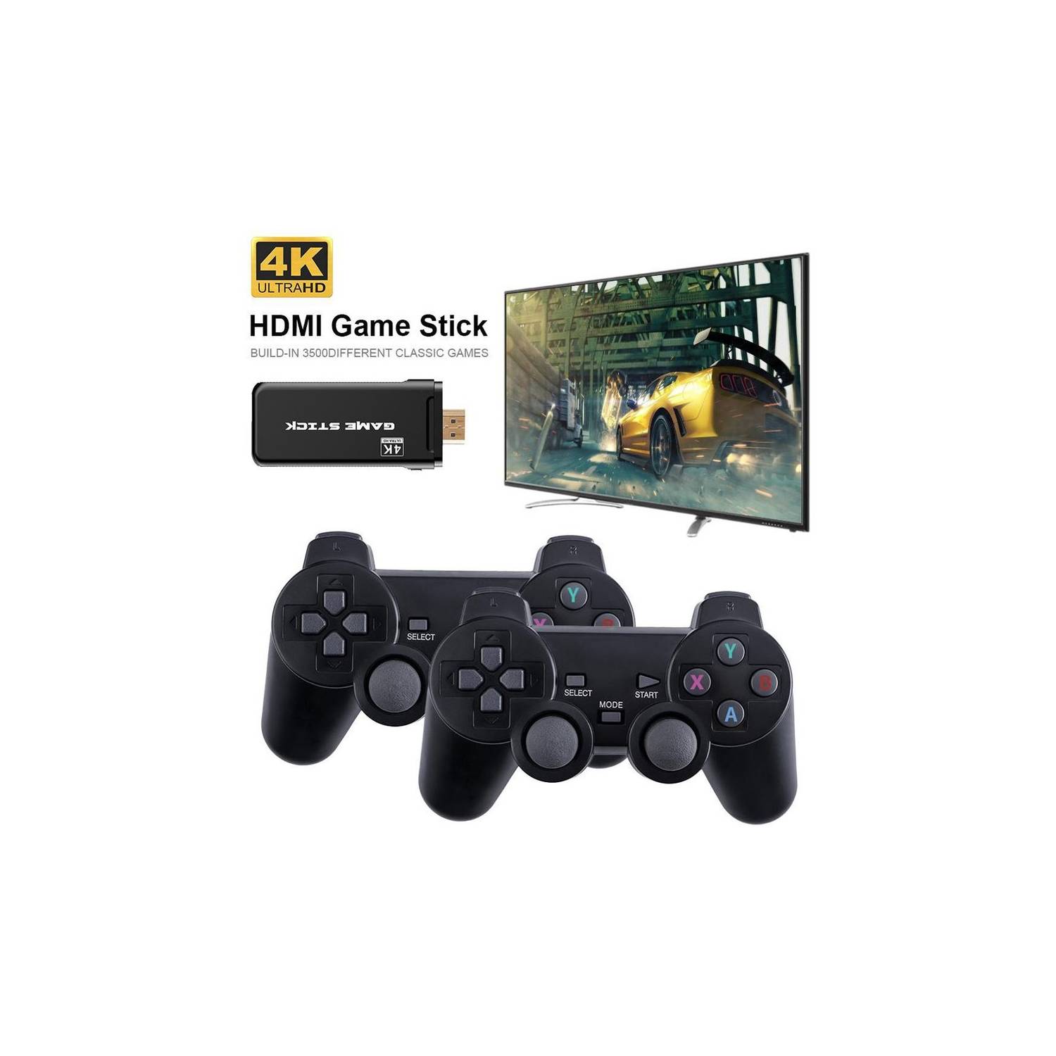 GENERICO 4K HD Hdmi inalámbrico controlador Consola de juegos  somatosensorial para TV