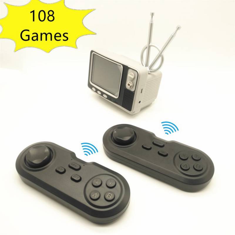 GENERICO - Consola de juegos para nes 2 mandos inalámbricos 108 juegos