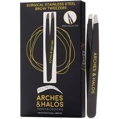ARCHES AND HALOS - Pinzas para cejas de acero inoxidable quirúrgico-Arches and Halos-1Pc.