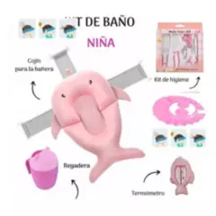 ONLY BABY - Set De Baño Para Bebé Malla Para Tinas Más Accesorios Kit
