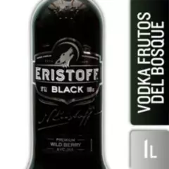 ERISTOFF - Vodka Eristoff Black 1000cc 1 Unidad ERISTOFF