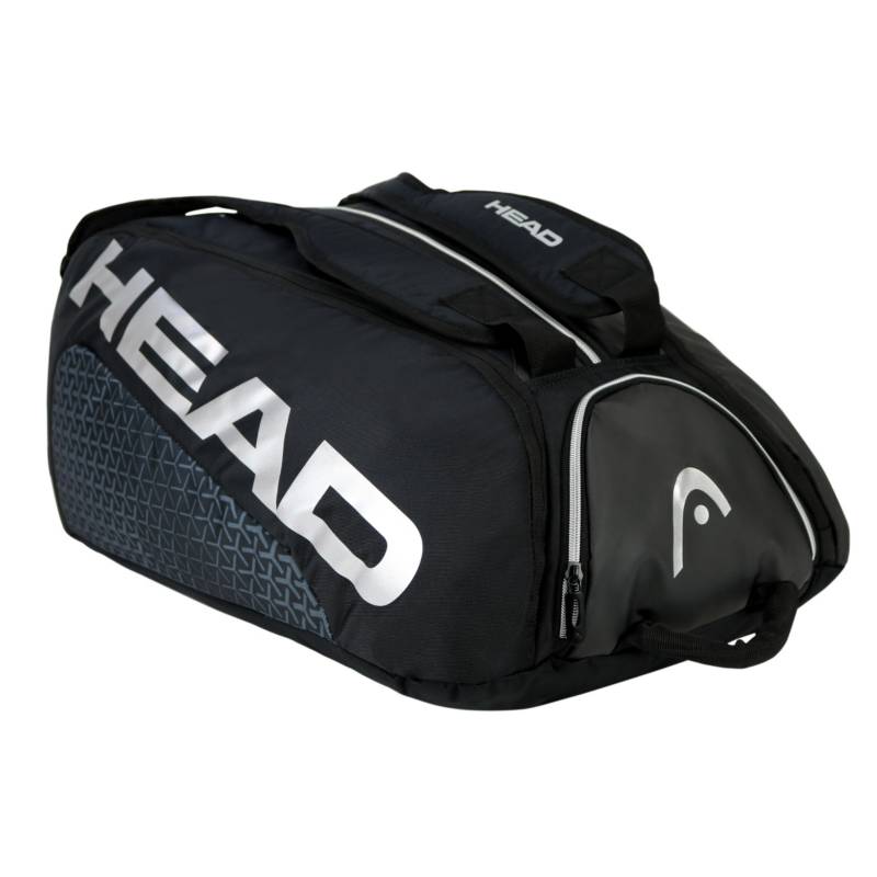 HEAD Bolso Paletero Pro Padel 50 Negro Plata Head