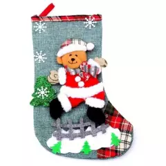 GENERICO - 4pz bota navideña colgante decoración navidad botas30cm