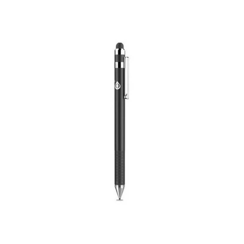 Lápiz Táctil Touch Pen Doble Puntero Tablet Smartphone Negro