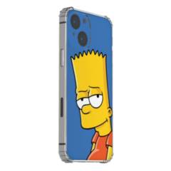 THE SIMPSONS - Carcasa para iPhone 14 Simpsons Reforzada Antigolpes - Bart