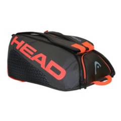 HEAD - Bolso Paletero Pro Padel 50 Negro Rojo Head