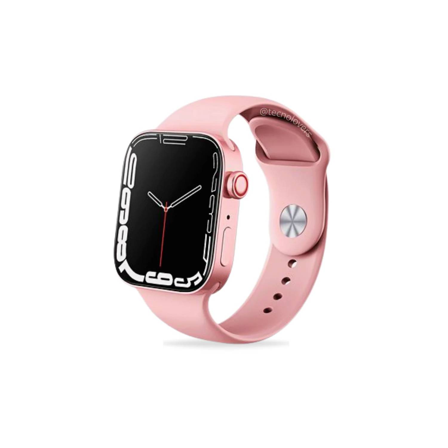 GENERICO Reloj inteligente Smartwatch Serie 8 Rosa Compatible Android y  iPhone