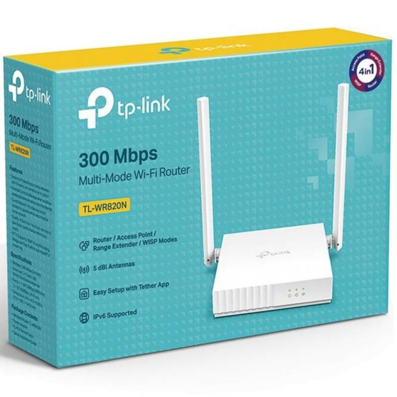 TP LINK - Tp-link Router Wi-fi Multimodo Tl-wr820n 300 Mbps