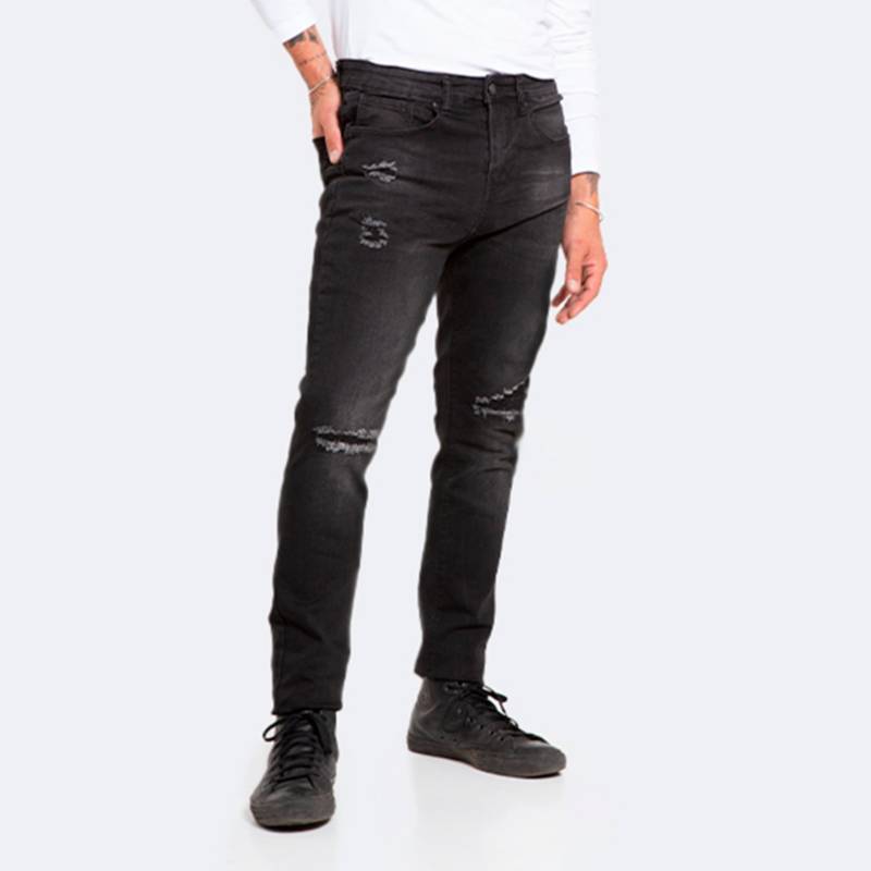 IDEM Jeans Hombre Negro Focalizado con | falabella.com