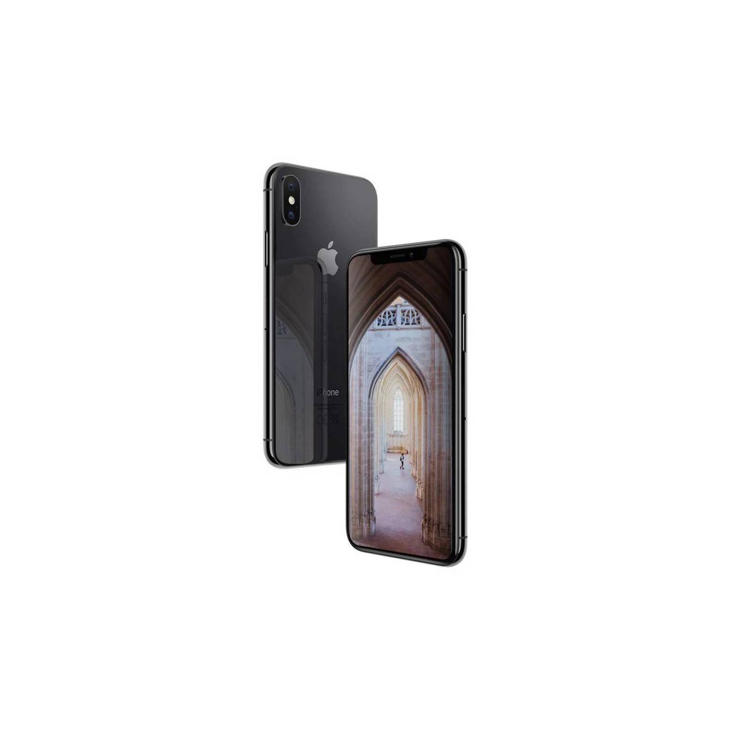 Celular Iphone X 64gb Color Negro Reacondicionado + Base Cargador