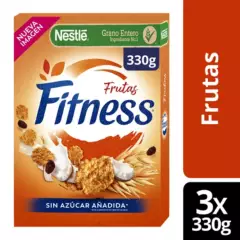 NESTLE - Cereal FITNESS® Frutas 330g Pack X3