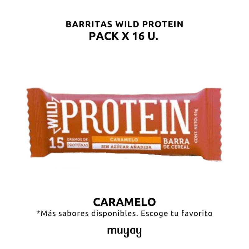 WILD FOODS - Barritas Wild Protein - 16 Unidades