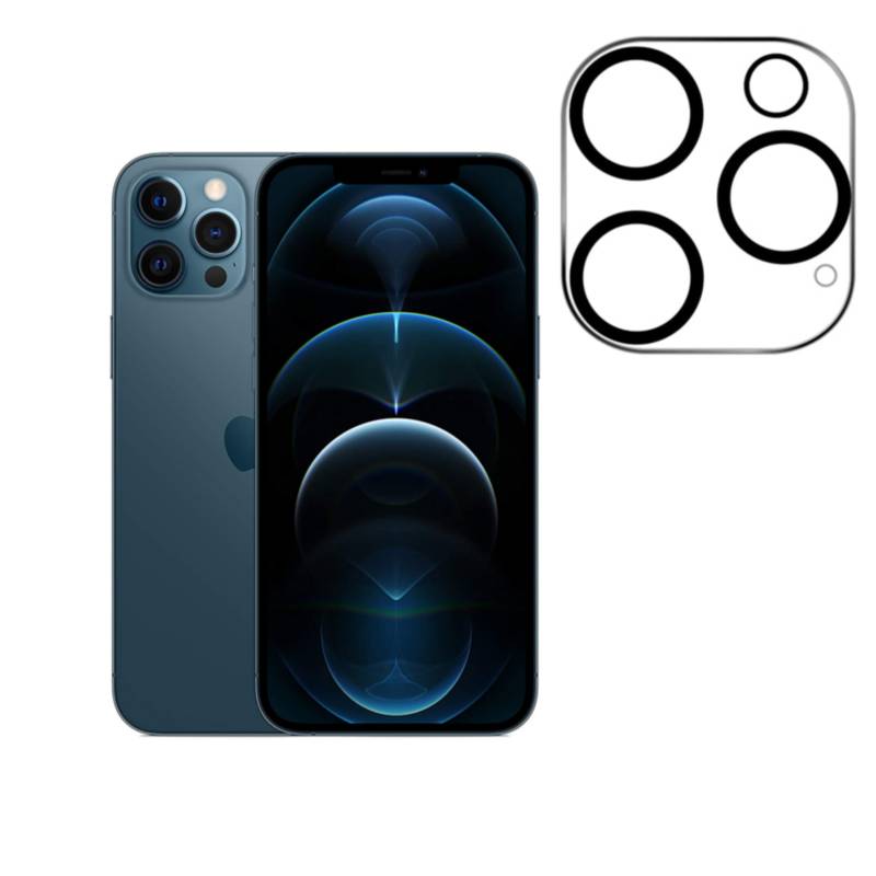 GENERICO - Lamina De Vidrio Protector Cámara Para iPhone 12 Pro Max
