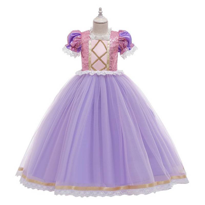 DISNEY - Vestido de fiesta princesa rapunzel princess girl
