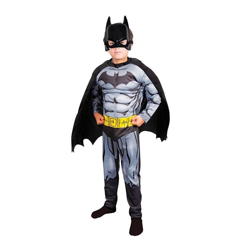 DC Disfraz Batman con Musculos DC 7 a 8 años 