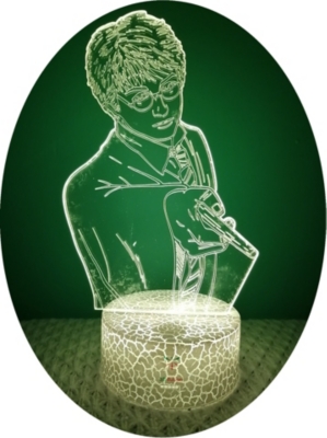 Lámpara 3D Reliquias de la Muerte, de Harry Potter - Quelovendan