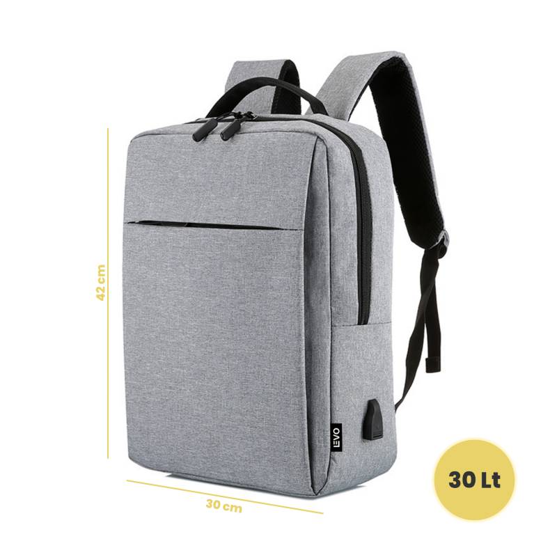 Oficina Business elegante USB ordenador mochila 15,6inch portátil