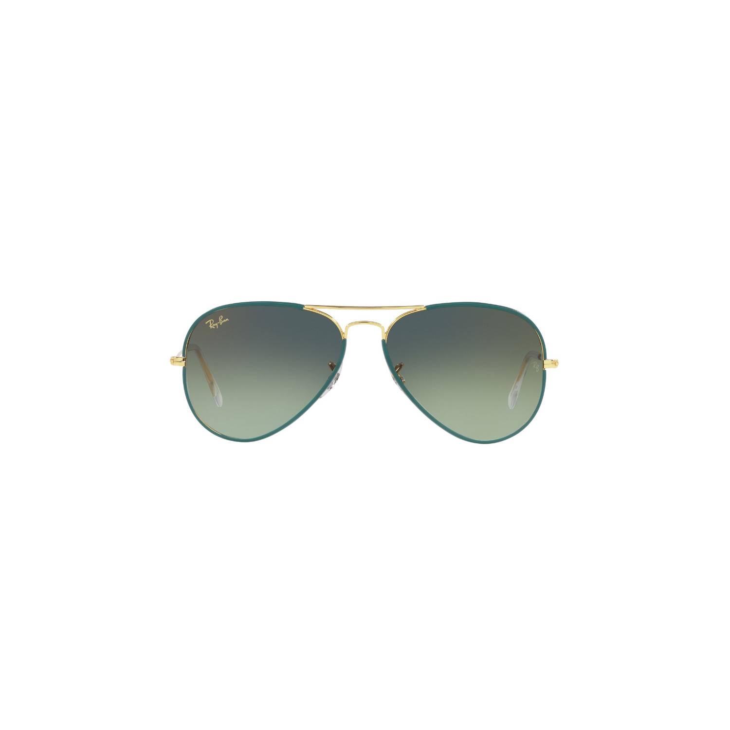 RAY BAN Lentes de Sol Aviator Full Color Verde Degrad falabella