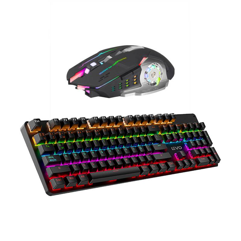 Teclado y mouse Gaming RGB