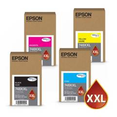 EPSON - Pack De Tintas Epson 748xxl Impresoras Workforce 6090/6590