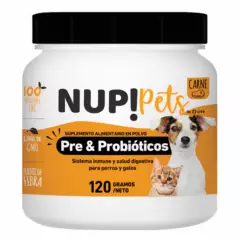 NUP - Pre y probiótico sis digestivo e inmune Carne 60 dosis