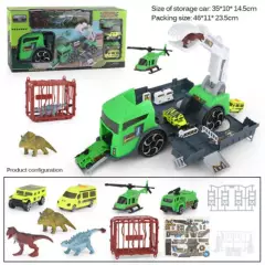 GENERICO - Camión Transporte Autos Dinosaurios Y Accesorios Para Niños