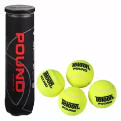 TELOON - Pelotas de Tenis Teloon Profesional All Court Lata x4