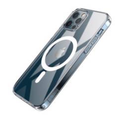 GENERICO - Carcasa Magnetica para Iphone 12 Pro Max Magsafe Transparente