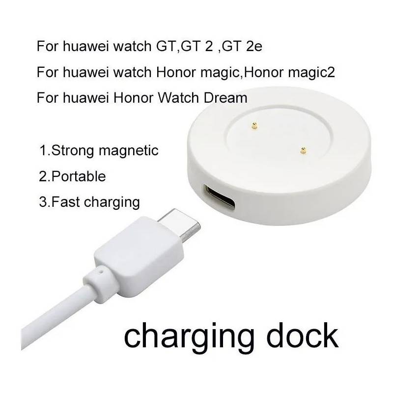 GENERICO Cargador Magnetico Para Reloj Huawei Gt Gt2 Gte Cable Usb