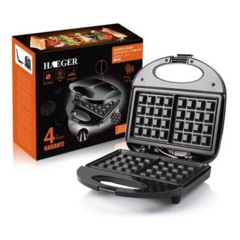 Maquina Wafflera Para Waffles Hg-233 1000w