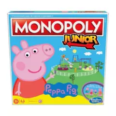 HASBRO - Monopoly Junior Peppa Pig - Juego de mesa - Hasbro