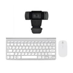 LEVO - Kit Webcam 1080P + Kit Teclado y Mouse Inalambrico Levo
